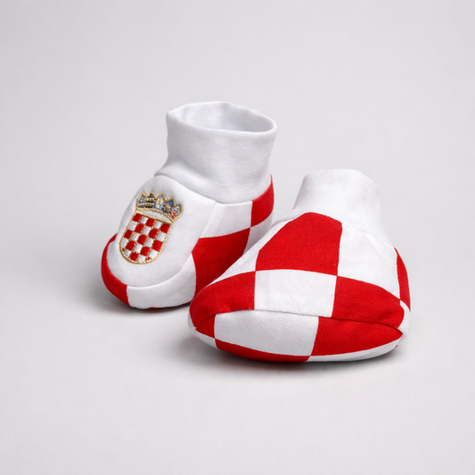 Baby Slippers Croatia Checks