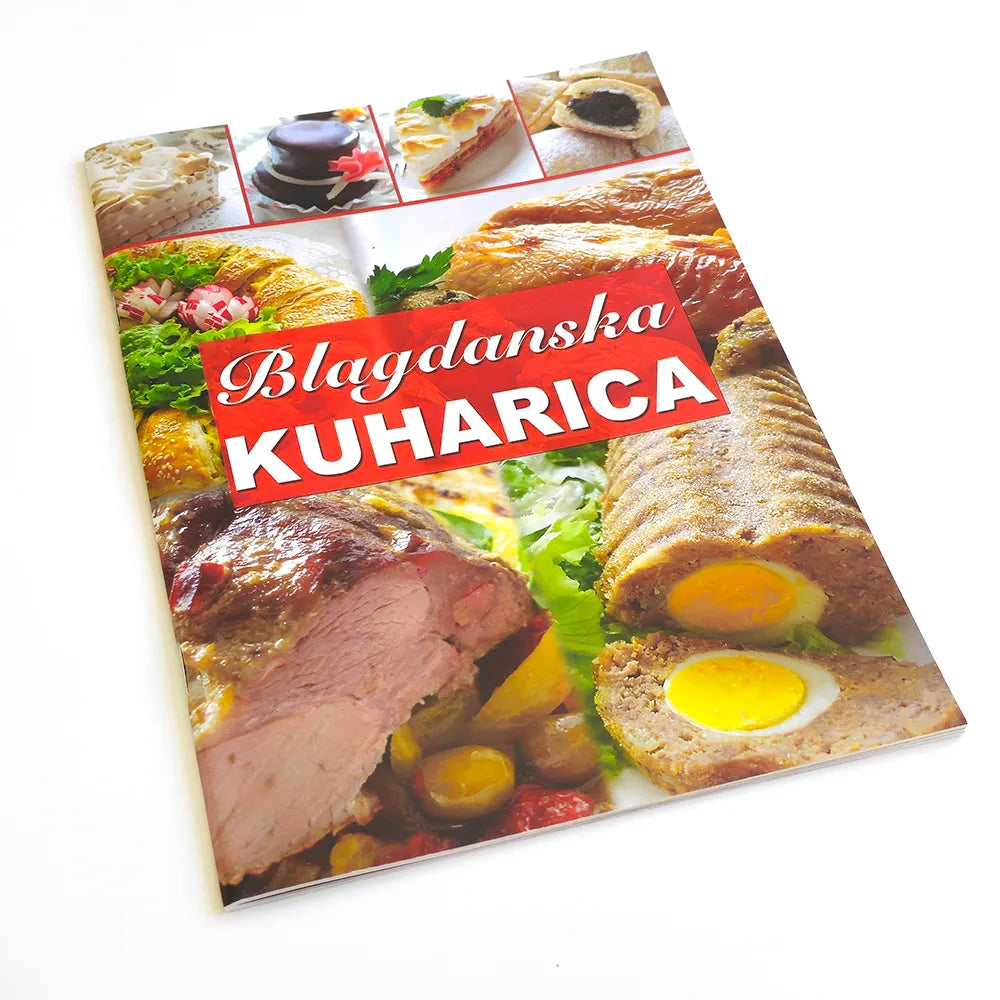 Blagdanska Kuharica (Holiday Cookbook) Cookbook titled 'Blagdanska Kuharica' with images of food on the cover