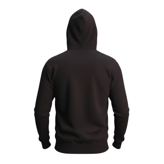 Black hoodie on a white background