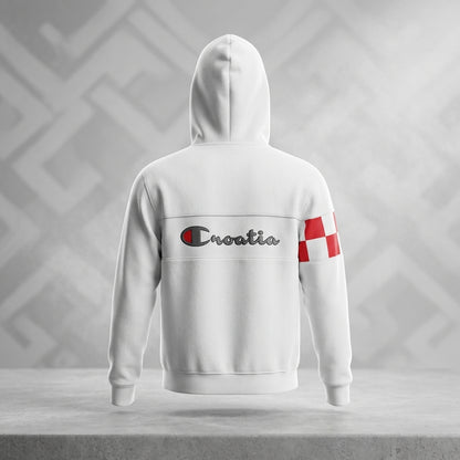 Hoodie / Jacket Croatia in White