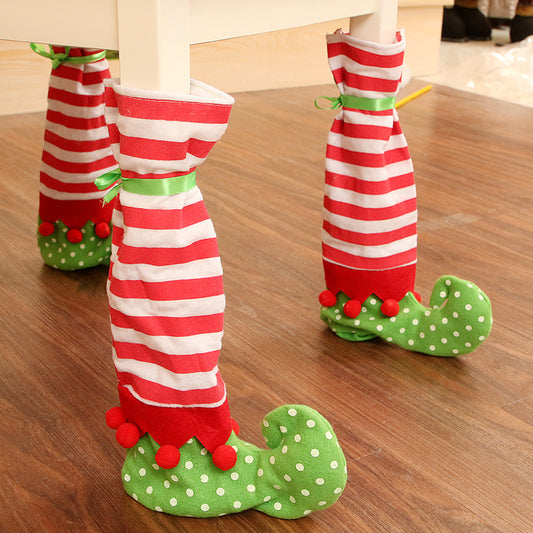 Christmas Table or Chair Leg Covers – Elf Shoe