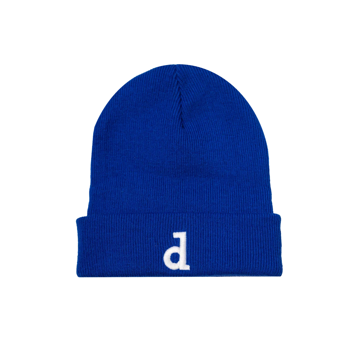 Beanie Dinamo Zagreb d Blue beanie with a white logo on a white background