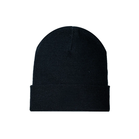 Beanie Dinamo Zagreb d in Black Black beanie on a white background