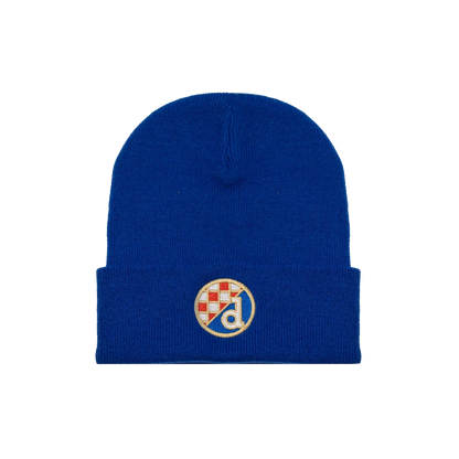 Beanie Dinamo Zagreb in Blue Blue beanie with a logo on a white background