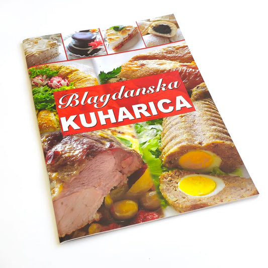 Blagdanska Kuharica (Holiday Cookbook) Cookbook titled 'Blagdanska Kuharica' with images of food on the cover