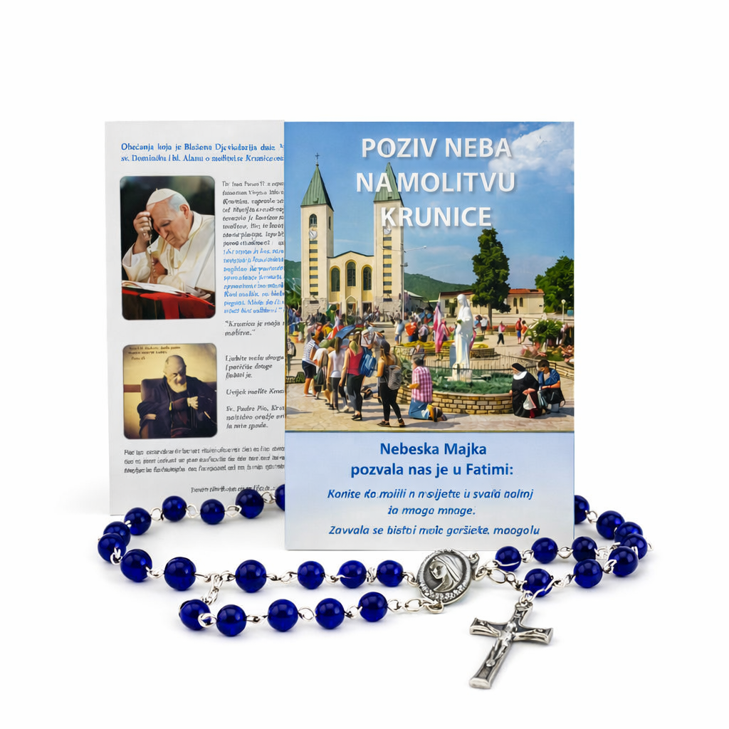Molitveni Komplet – Krunica & Vodič za Molitvu (Fatima & Međugorje)