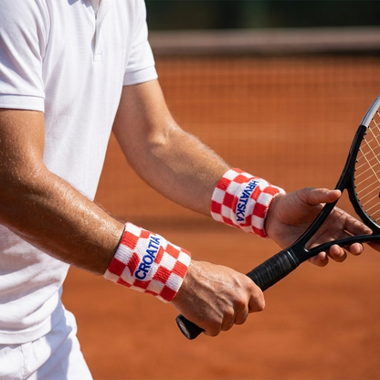 Croatia Hrvatska Sweat Cuffs