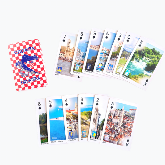 Croatia Sites Belot Playing Cards