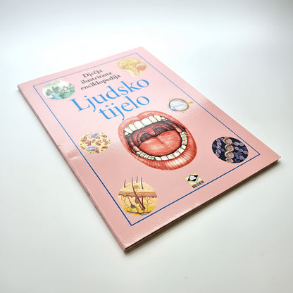 Dječje Ilustrirane Enciklopedije – Ljudsko Tijelo Book titled 'Ljudsko tijelo' on a white background