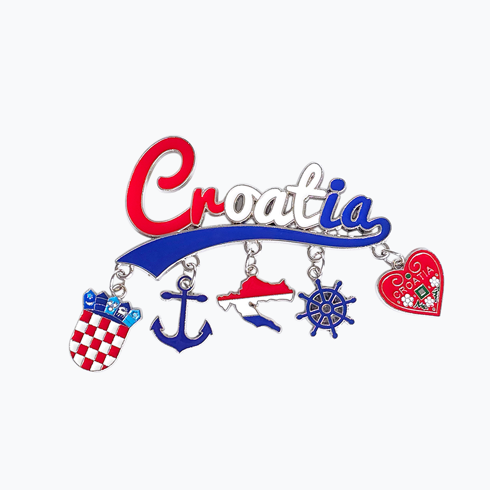 Fridge Magnet Croatia Charms