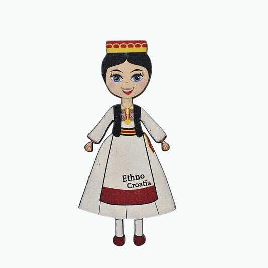 Fridge Magnet Ethno Croatia - Konavle, Dalmatia