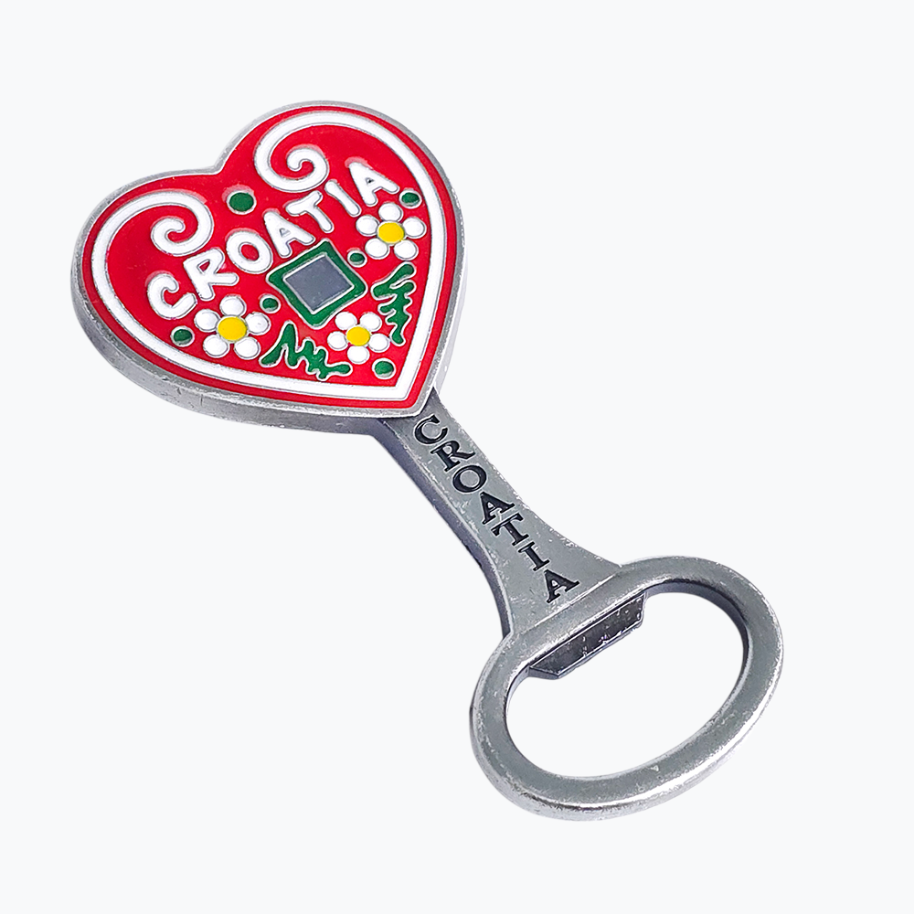 Fridge Magnet Licitar Bottle Opener - Matte Silver