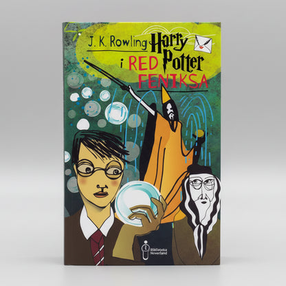 Book cover of 'Harry Potter i Red Feniksa' with characters and text