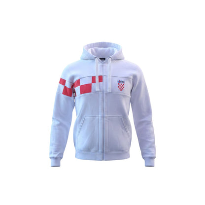 Hoodie / Jacket Croatia in White