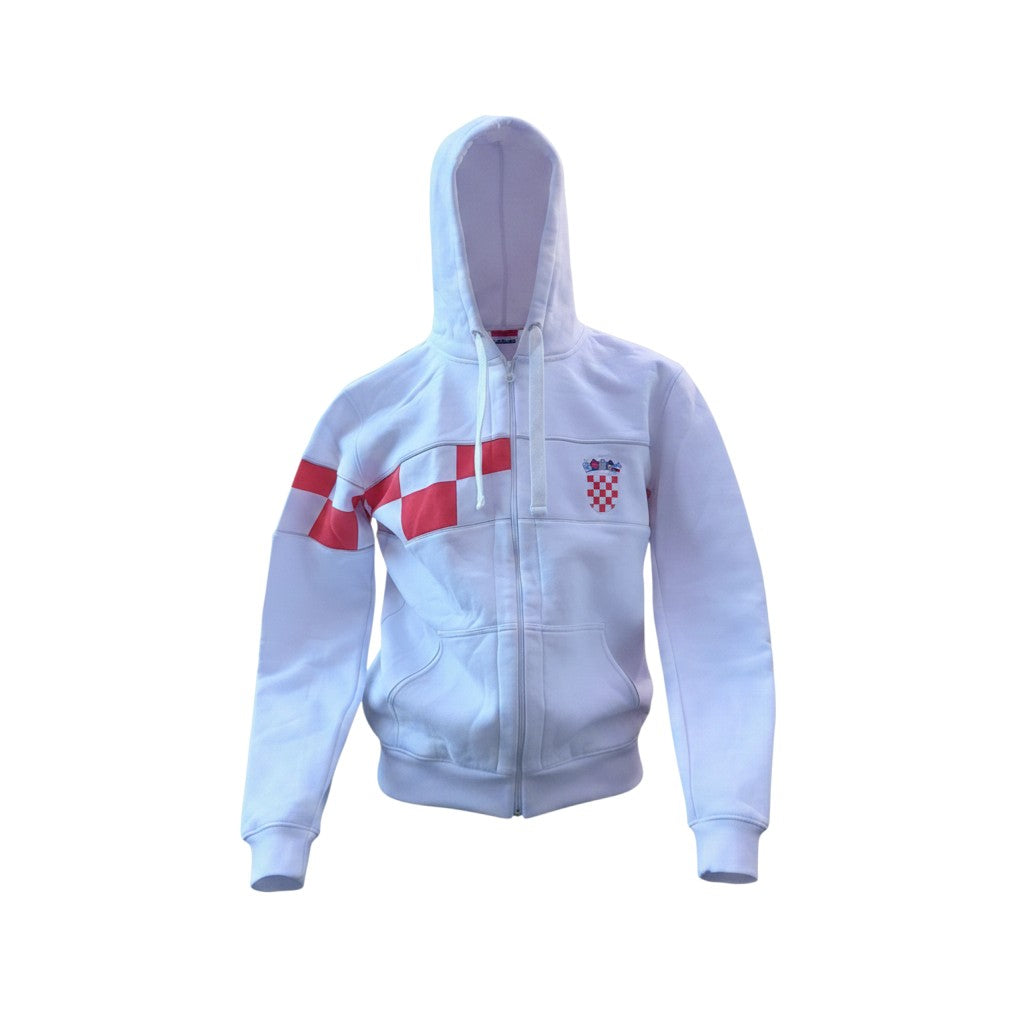 Hoodie / Jacket Croatia in White