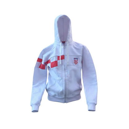 Hoodie / Jacket Croatia in White
