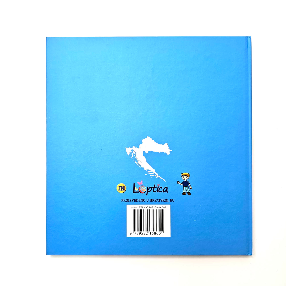 Hrvatska – Veseli Zemljopis Blue book with a logo and text on a white background