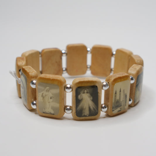 Bracelet Međugorje in Oak (Bead Spacer)