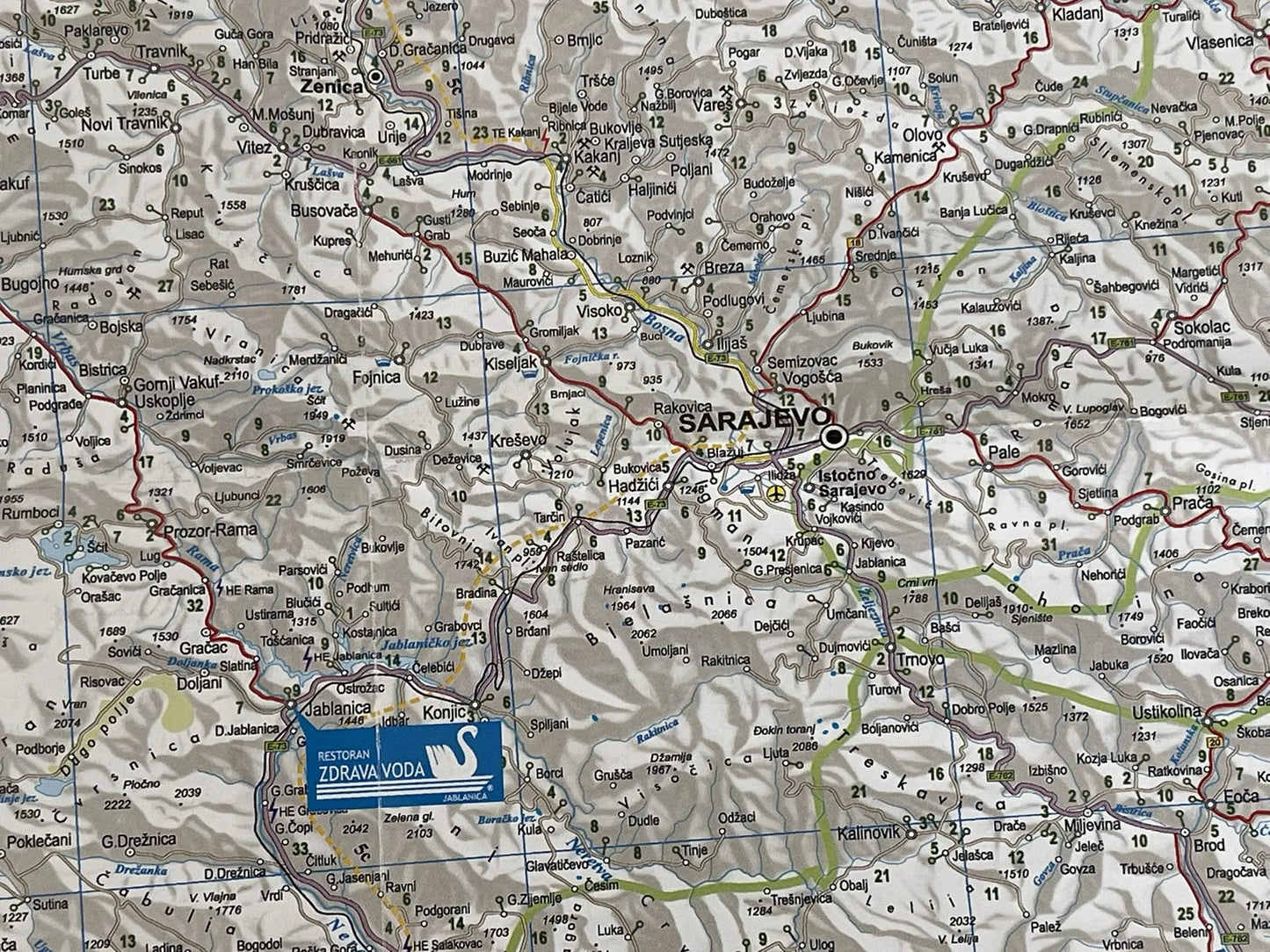 Auto Karta - Bosna i Hercegovina