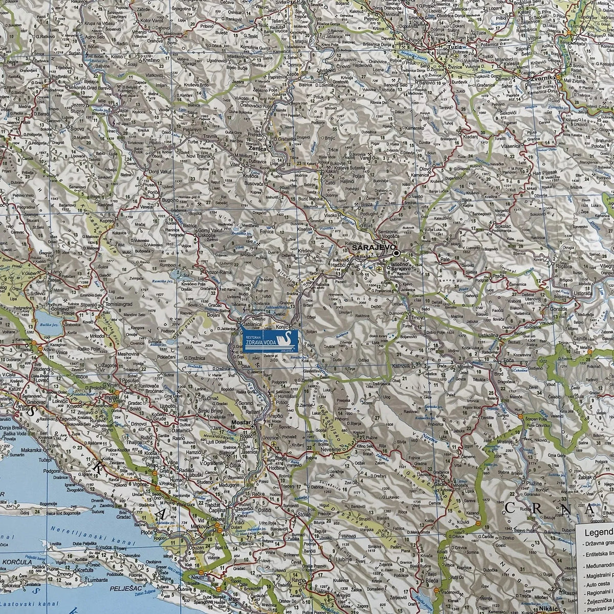 Auto Karta - Bosna i Hercegovina