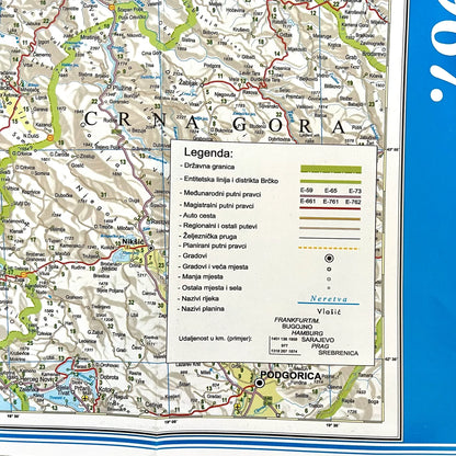 Auto Karta - Bosna i Hercegovina