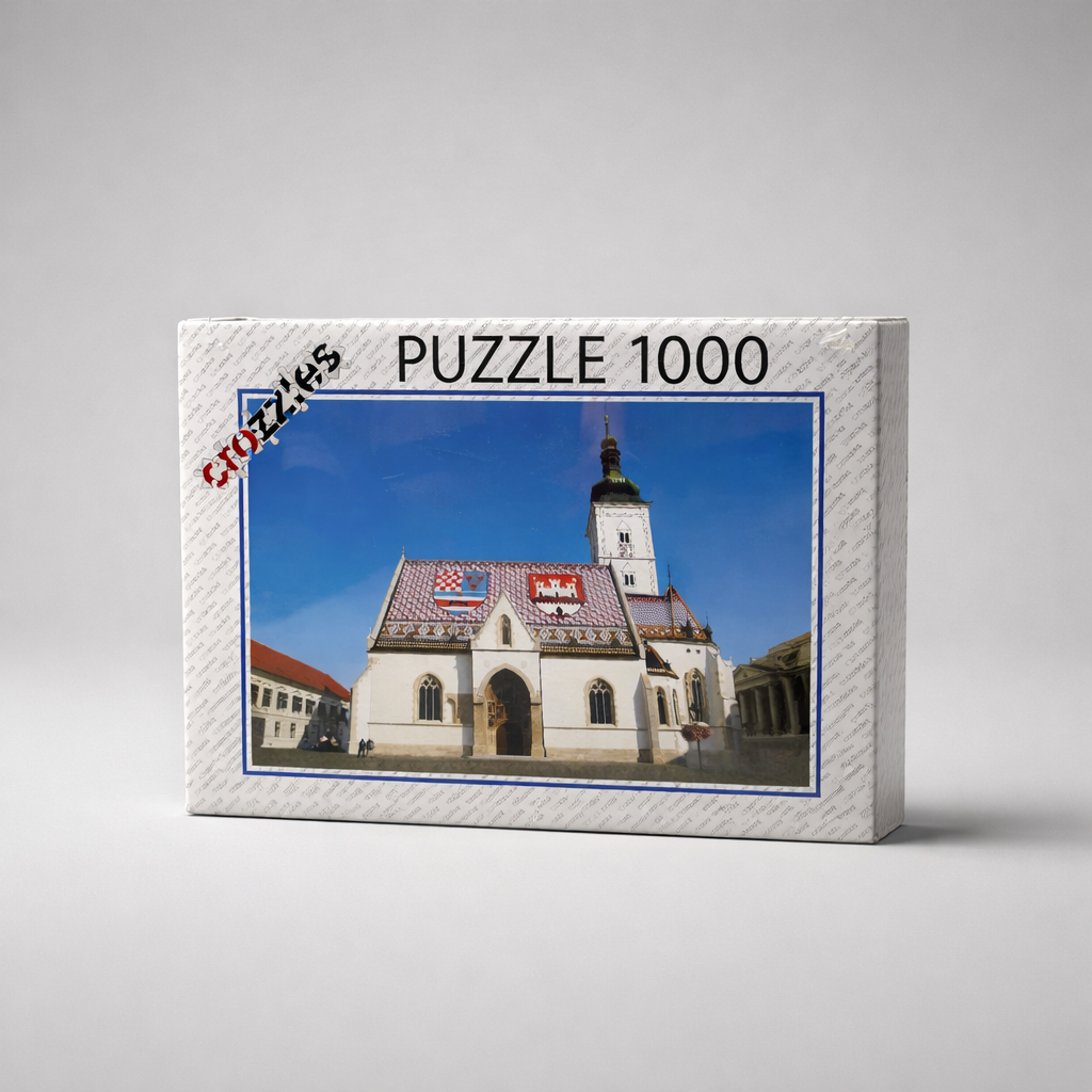 Croatian Puzzles CROZZLES – Church of St. Mark (1000 Pieces)