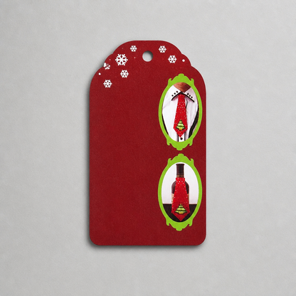 Merry Christmas Necktie – For Adults, Kids, or Bottles