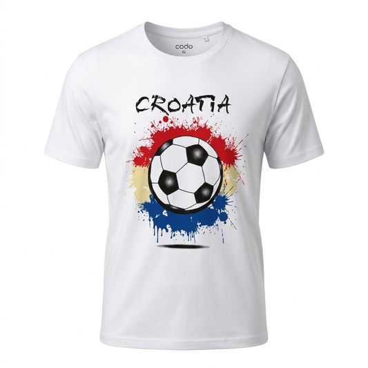 T-shirt Croatia Soccer Ball (XL)