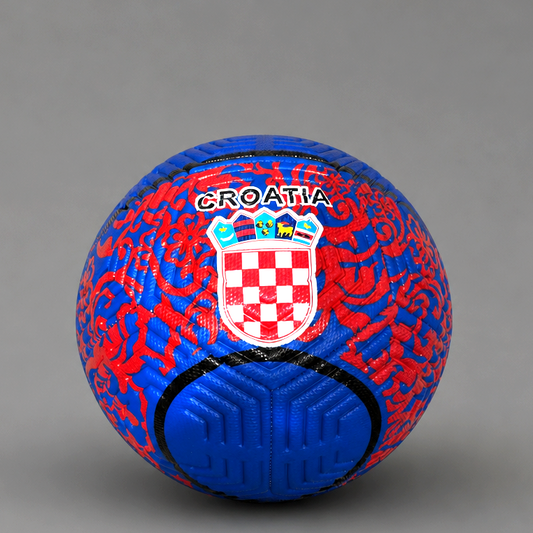 Soccer Ball Croatia in Blue/Red (full size)