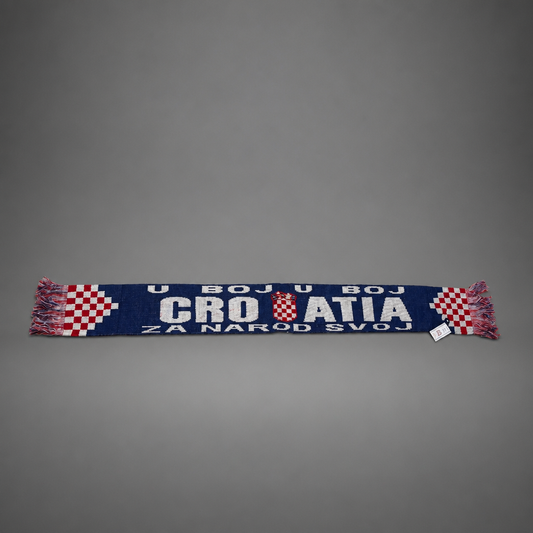 Knitted Scarf Croatia U Boj U Boj Za Narod Svoj