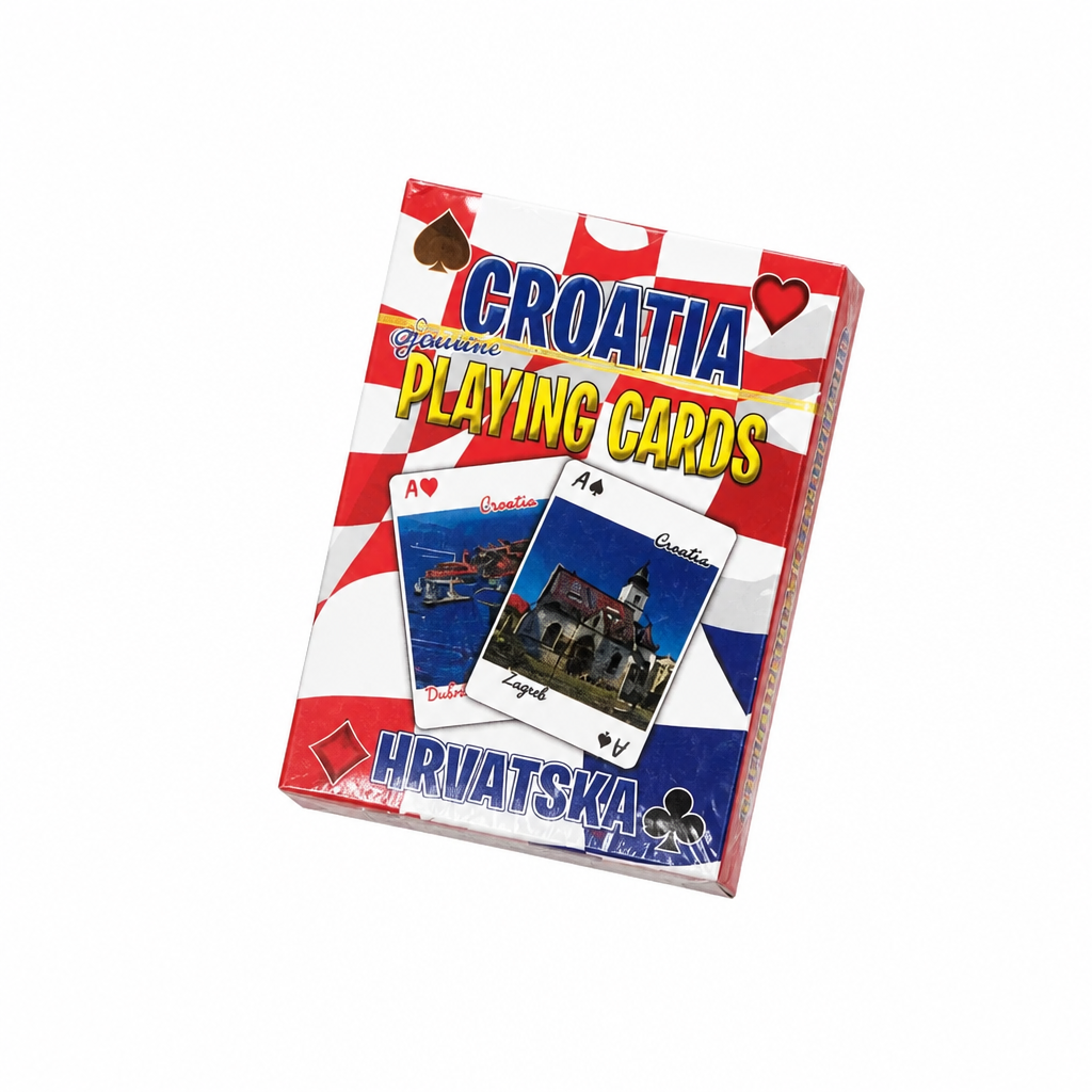 Croatia Cities Playing Cards - Poker Cards
