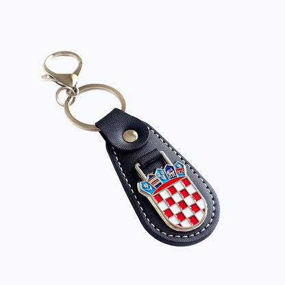 Keyring Croatia Grb Leather