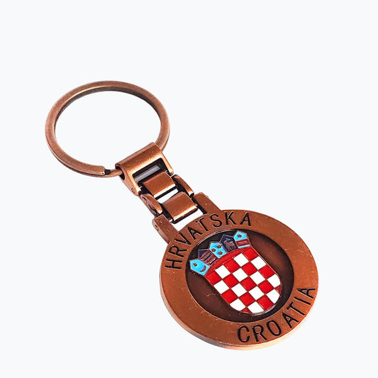 Keyring Croatia Grb Medal - Bronze
