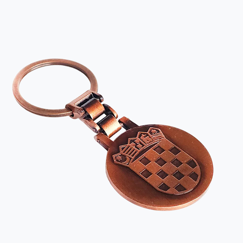 Keyring Croatia Grb Medal - Bronze
