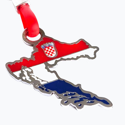 Keyring Croatia Map