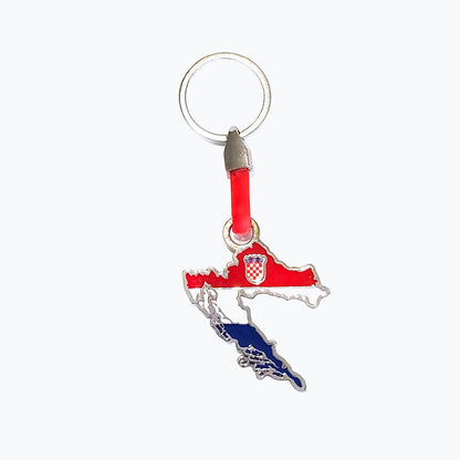 Keyring Croatia Map