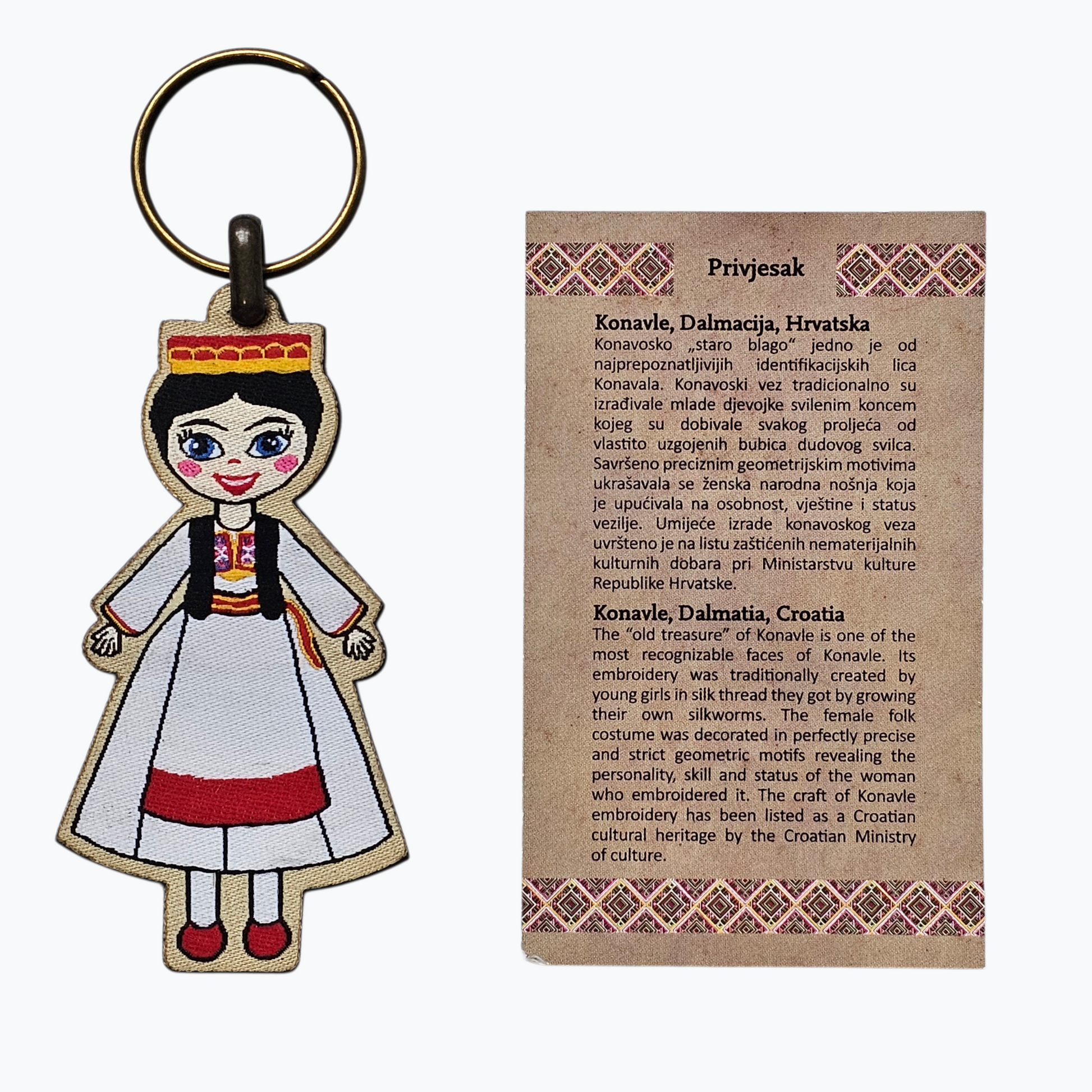 Keyring Ethno Croatia - Konavle, Dalmatia