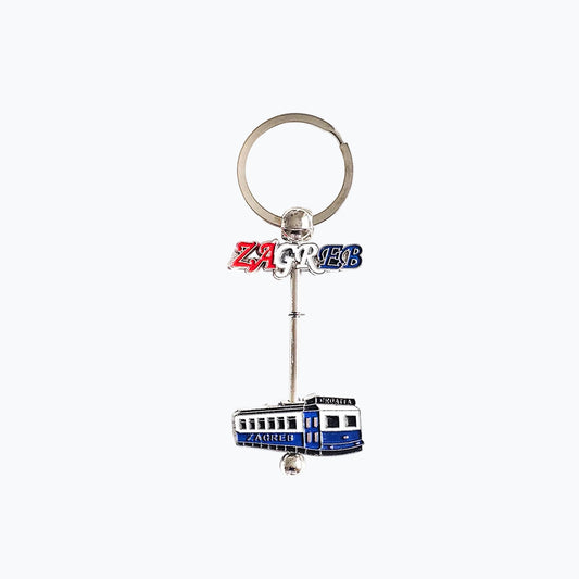 Keyring Spinning Zagreb Tram