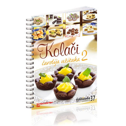 Kolači, čarolija užitka 2 Cookbook titled 'Kolađi' with images of desserts on the cover