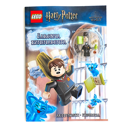 LEGO Harry Potter – Čarobna Iznenađenja LEGO Harry Potter packaging with character and blue creatures on a white background