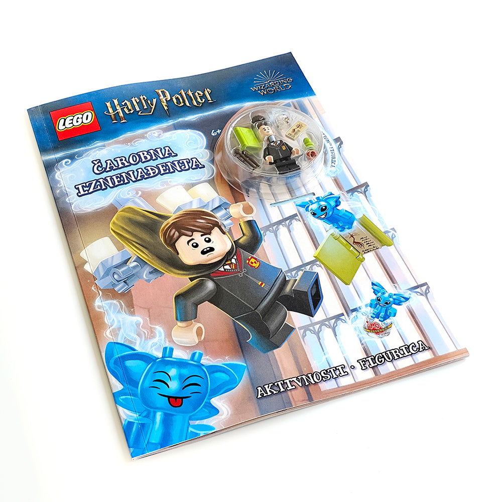 LEGO Harry Potter – Čarobna Iznenađenja LEGO Harry Potter packaging with characters and a blue creature on a white background