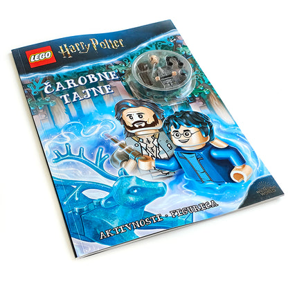 LEGO Harry Potter – Čarobne Tajne LEGO Harry Potter toy set packaging with characters and activities on a white background