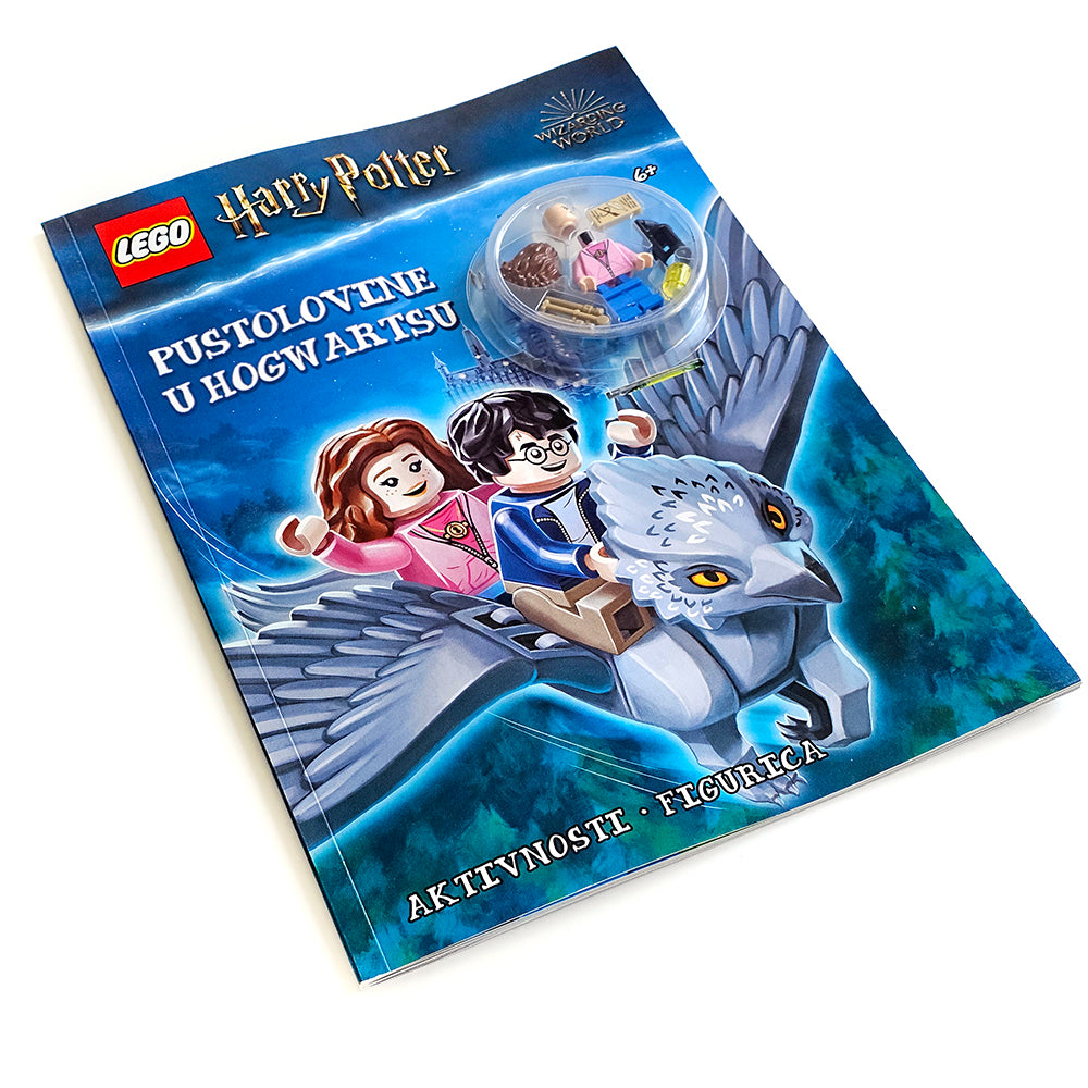Lego Harry Potter - Pustolovine u Hogwartsu LEGO Harry Potter activity book with characters and an eagle on the cover