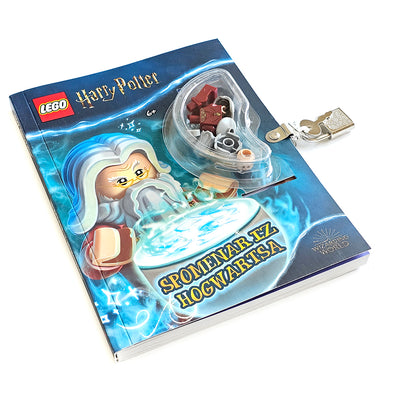 Lego Harry Potter - Spomenar iz Hogwartsa LEGO Harry Potter set with packaging featuring a character and magical elements.