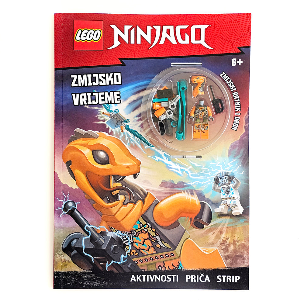 Lego Ninjago - Zmijsko Vrijeme LEGO Ninjago packaging with a dragon-like creature and character on a white background
