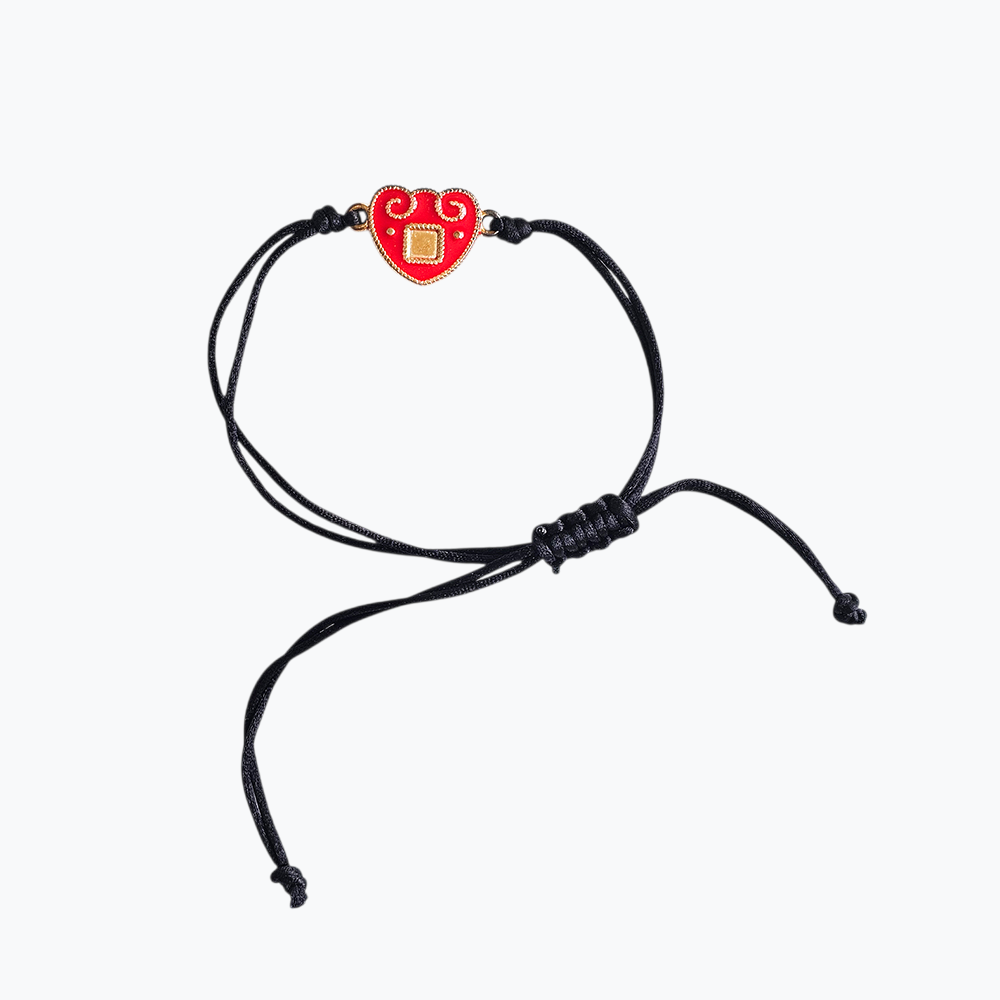Licitar Simple Sliding Knot Black Bracelet