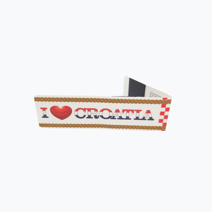 Magnetic Bookmark I Love Croatia