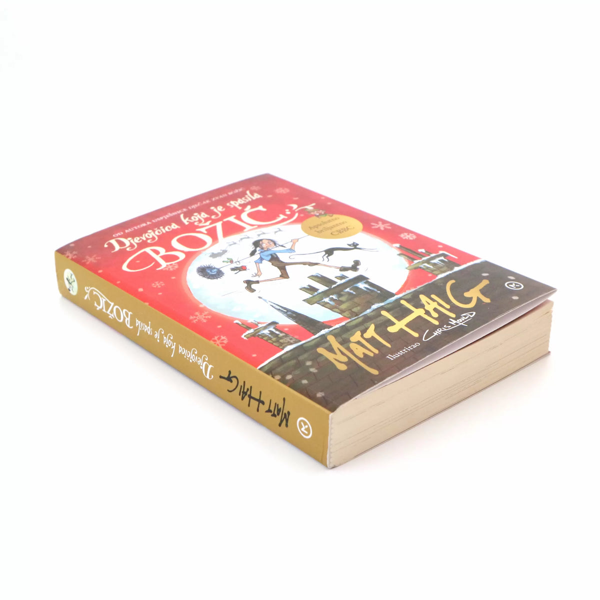 Matt Haig – Djevojčica Koja je Spasila Božić (The Girl Who Saved Christmas) Book titled 'Boz' by Matt Haig on a white background