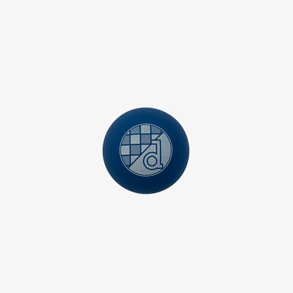 Mini Lopta Dinamo (Picigin) Blue circular object with a logo on a white background
