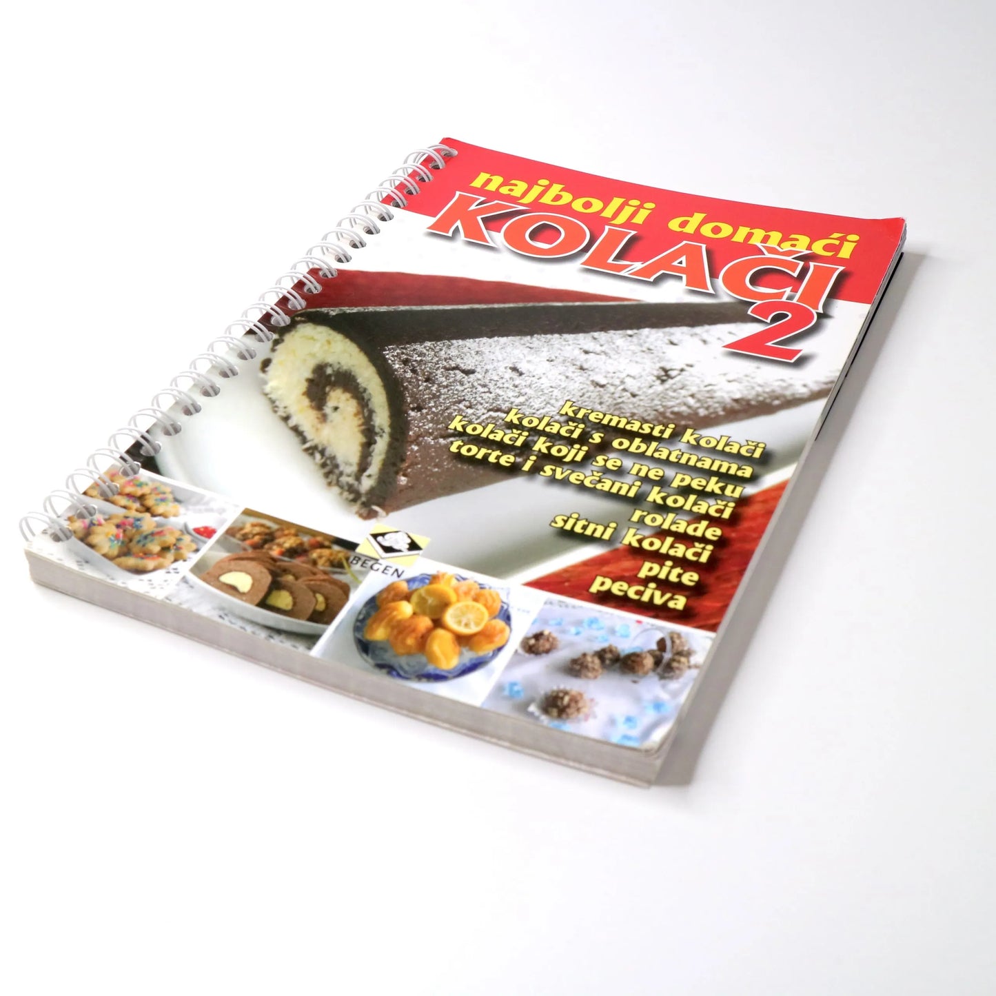 NAJBOLJI DOMAĆI KOLAČI 2 Cookbook titled 'najbolji domaci kolaci 2' with images of cakes on a white background